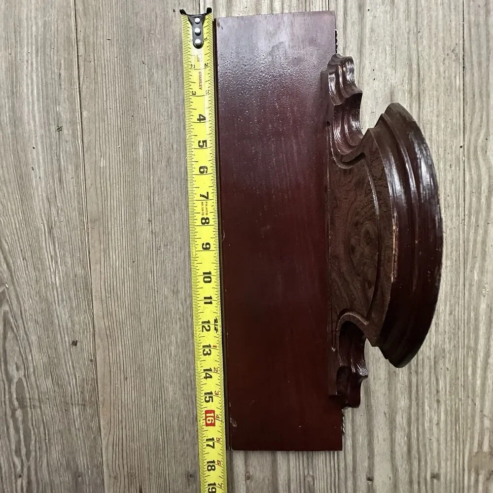 Vintage Solid Wood Wall Shelf Display Ledge Colonial Federal Traditional Decor